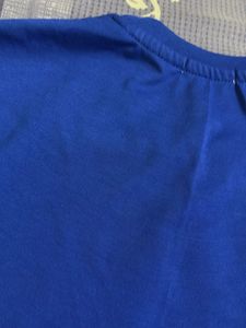 Blue Graphic Print Tee