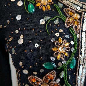 Embellished Black Jacket
