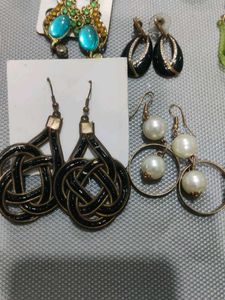 Combo Of 14 Earrings And Nosepins 🥳