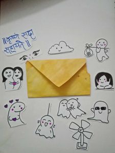 Handmade Sticker Pack with Envelope