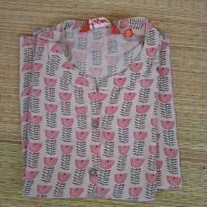 Very Popular College Peach 🍑 Kurthi Size - XS