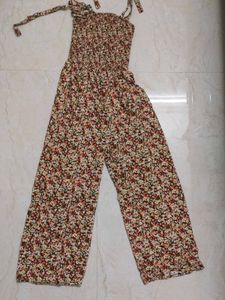 Floral Print Jumpsuit