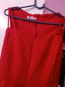 Red Fit &amp; Flare Dress