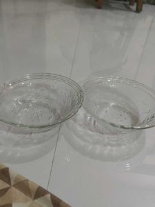 Glass Dinnerware Bowls (Set of 2)