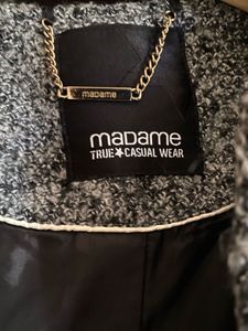 Tweed Zip-Detail Jacket – by Madame