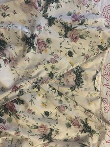 White Floral Top
