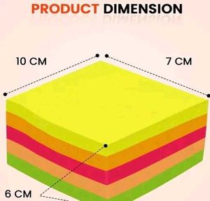 Sticky notes flouresent paper( 100 )