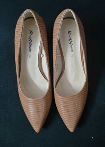 Hi-Attitude Tan Pointed Heels