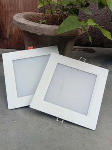 2pcs_18w Square LED Panel Lights_Refurbished🔧💡