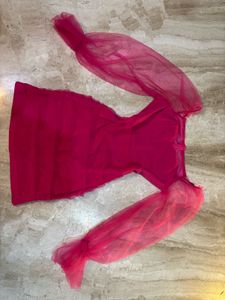 Savana Pink Mesh Party Dress.BRAND NEW