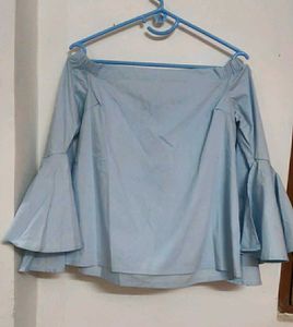 All New Max Off-Shoulder Bell Sleeve Top