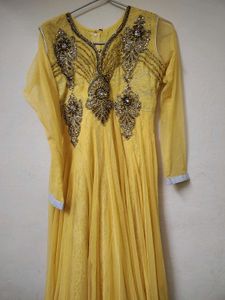 Yellow Embroidered Kurta Set