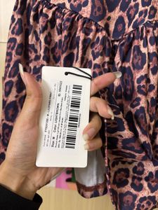 NEWME Leopard Print Mini Dress