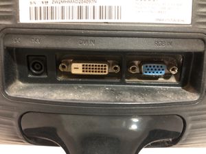 Samsung 19” Led Monitor With touch Control Setting