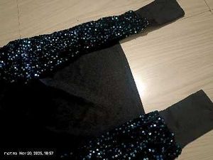 Black Sequin Top