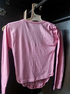 Pink Long Sleeve Bodysuit