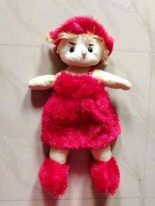 Cute Red Plush Doll