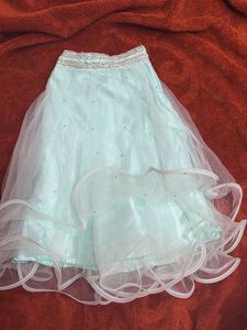 Sparkly Blue Occasion Lehanga Choli