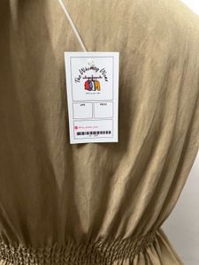 Beige Tie-up Top / Shrug