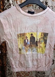 Fantastic Beasts Graphic Crop Top – "Wanted & Dang