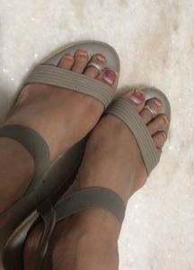 Mochi Grey Colour Flip flops