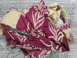Soft Material Hai Used Saree