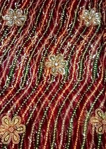 Sandhana Design Saare With Sequins Work❤