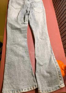 Light Wash Flare Leg Jeans