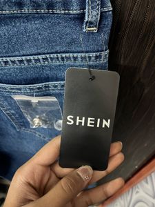 Two-Tone Wide Leg Jeans