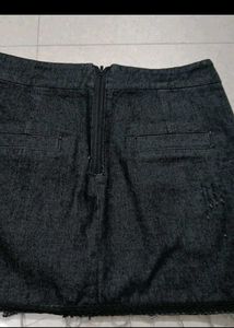 Denim Mini Skirt