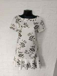 Zara Drop Waist Floral Dress