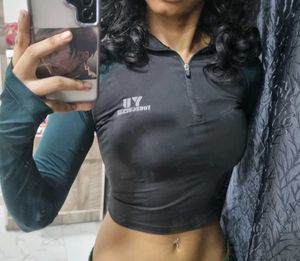 Gym Crop Top - Long Sleeve