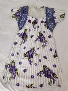 Vintage Lavender Floral Top