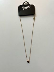 Cute Heart Pendant Chain Necklace Gold