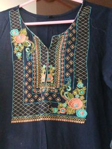 Elegant Embroidered Kurta