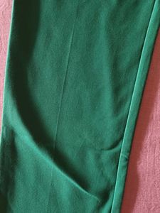 Green Straight Leg Pants