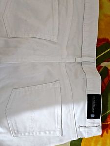 White Denim Jeans From Bench