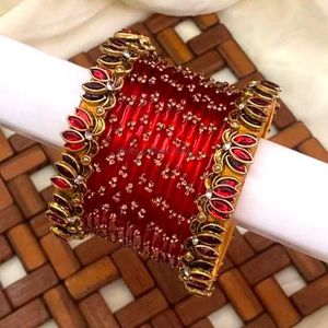Red & Gold Bangle Set