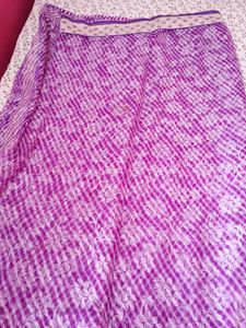 Preety Purple Saree With Border