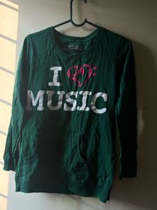Cute I Love Music Top