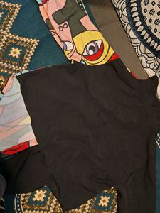 Black Long Sleeve Button-Down
