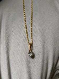 “Gold-plated Pendant Chain | Elegant Daily Wear |