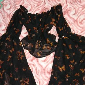 Gothic Long Sleeves Top