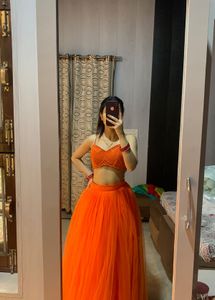Pretty Chikankari Backless Lehanga🎀🦋💝