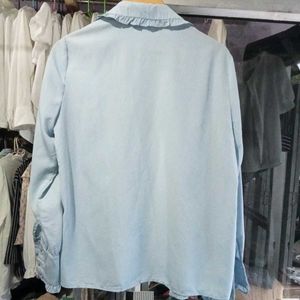 Blue Light Long Blouse