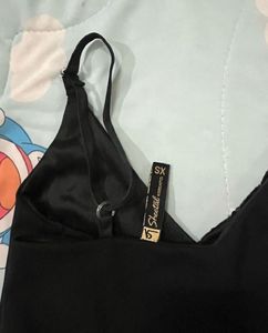 Black Sequine One-Sleeve Bodycon