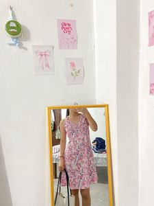 urbanic pink floral dress