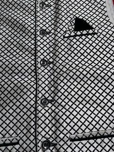 Stylish Black &amp; White Modi Jacket