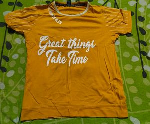 Cute Graphic Crop Tee - Size M