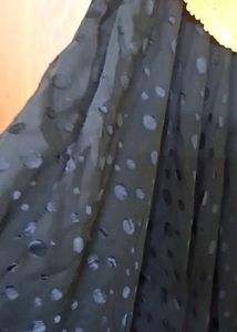 flared gown with sequin jacket